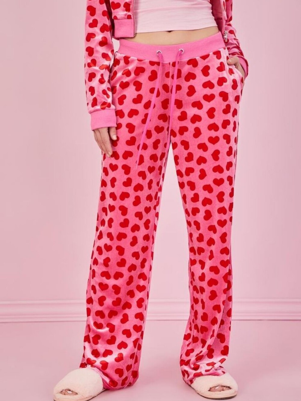 NWT Dolls Kill Sugar Thrillz Loyal Maneater Velour Track Pants L